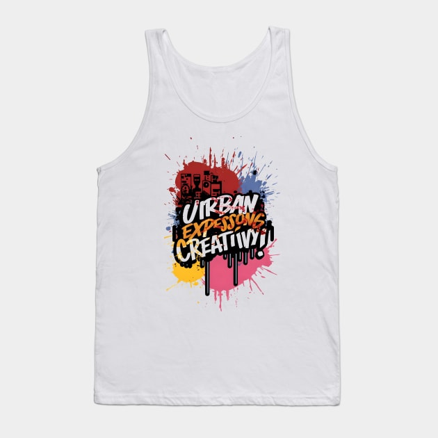 Graffiti Art Revolution Tank Top by SimpliPrinter